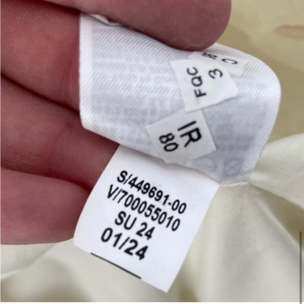 🍒Banana Republic Linen Viscose Blazer - 2024 Hourglass - Ivory - Size 4 - NWT - Picture 8 of 15